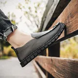 Men’s Classic Vegan Leather Loafer with Flexible Sole | Eco-Friendly Materials