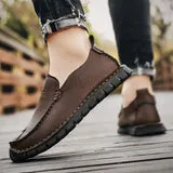 Men’s Classic Vegan Leather Loafer with Flexible Sole | Eco-Friendly Materials