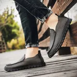 Men’s Classic Vegan Leather Loafer with Flexible Sole | Eco-Friendly Materials