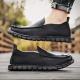 Men’s Classic Vegan Leather Loafer with Flexible Sole | Eco-Friendly Materials