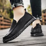 Men’s Classic Vegan Leather Loafer with Flexible Sole | Eco-Friendly Materials