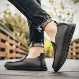Men’s Classic Vegan Leather Loafer with Flexible Sole | Eco-Friendly Materials