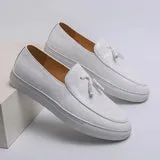 Men’s Elegant Vegan Leather Loafer with Tassel | Eco-Friendly Materials