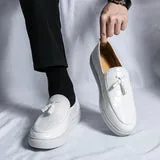 Men’s Elegant Vegan Leather Loafer with Tassel | Eco-Friendly Materials