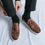 Men’s Elegant Vegan Leather Loafer with Tassel | Eco-Friendly Materials
