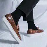 Men’s Elegant Vegan Leather Loafer with Tassel | Eco-Friendly Materials
