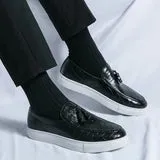 Men’s Elegant Vegan Leather Loafer with Tassel | Eco-Friendly Materials
