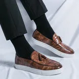 Men’s Elegant Vegan Leather Loafer with Tassel | Eco-Friendly Materials