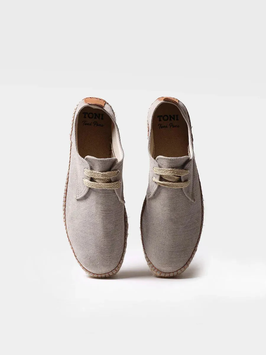 Men's espadrilles with laces - DIXON