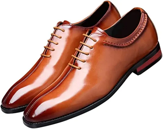 Men's Wholecut Oxfords Almond Toe