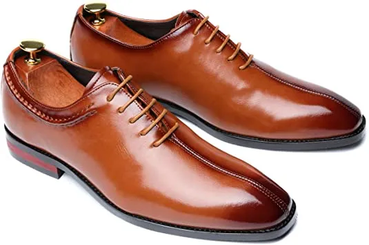 Men's Wholecut Oxfords Almond Toe