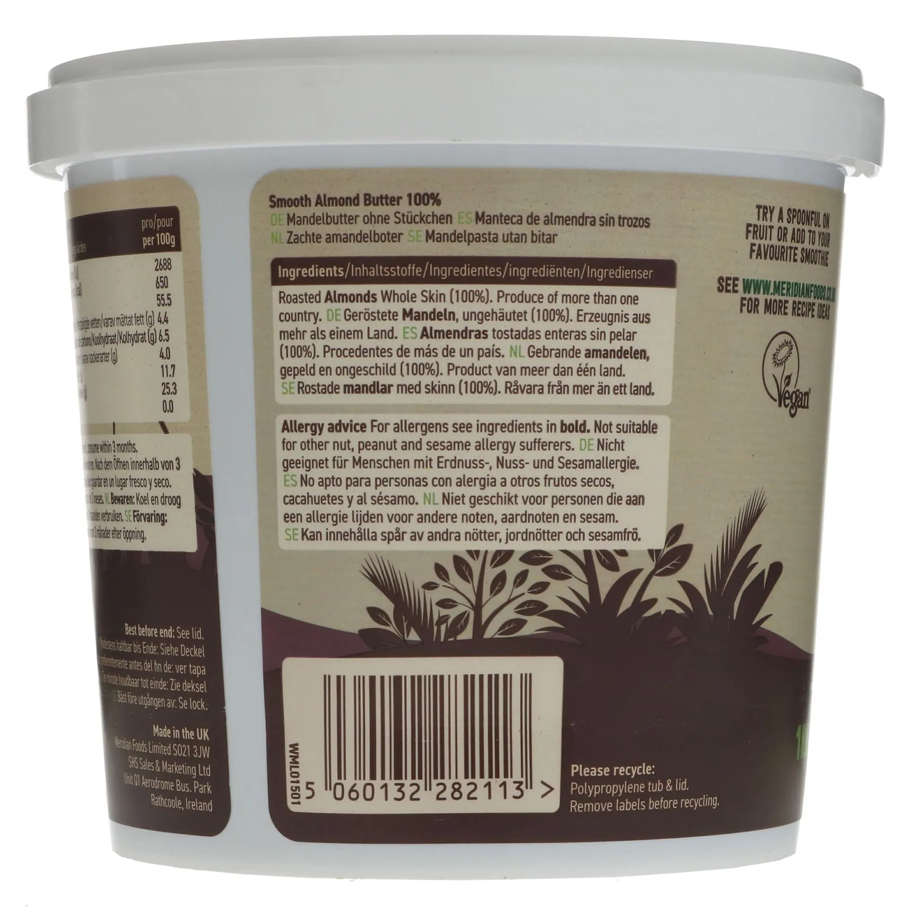 Meridian | Almond Butter Smooth | 1KG