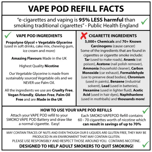 MINT BREEZE - SMOOTH VAPE POD REFILLS