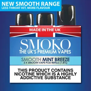 MINT BREEZE - SMOOTH VAPE POD REFILLS