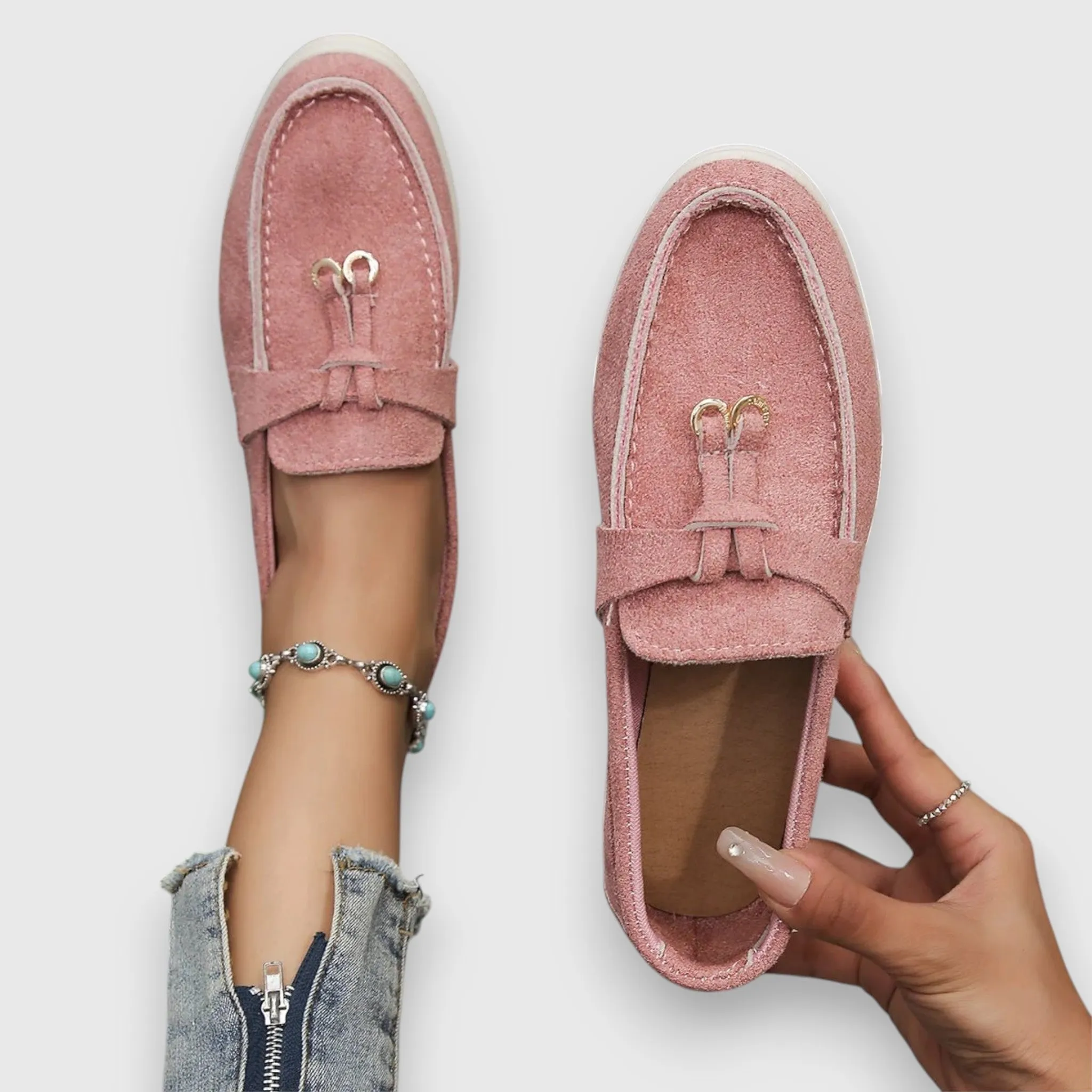 Nancy - Stylish Knot Loafers