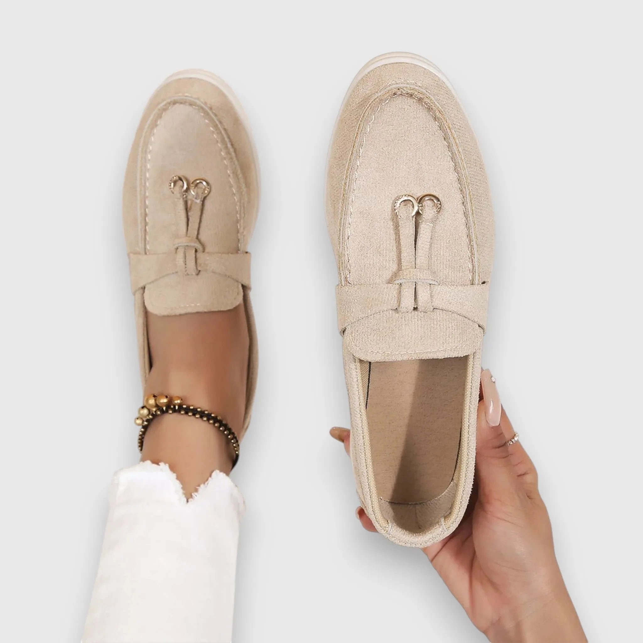 Nancy - Stylish Knot Loafers