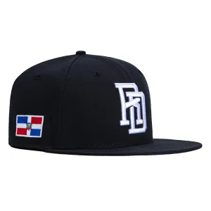 New Era 59Fifty Dominican Republic Flag Patch RD Hat - Navy, White