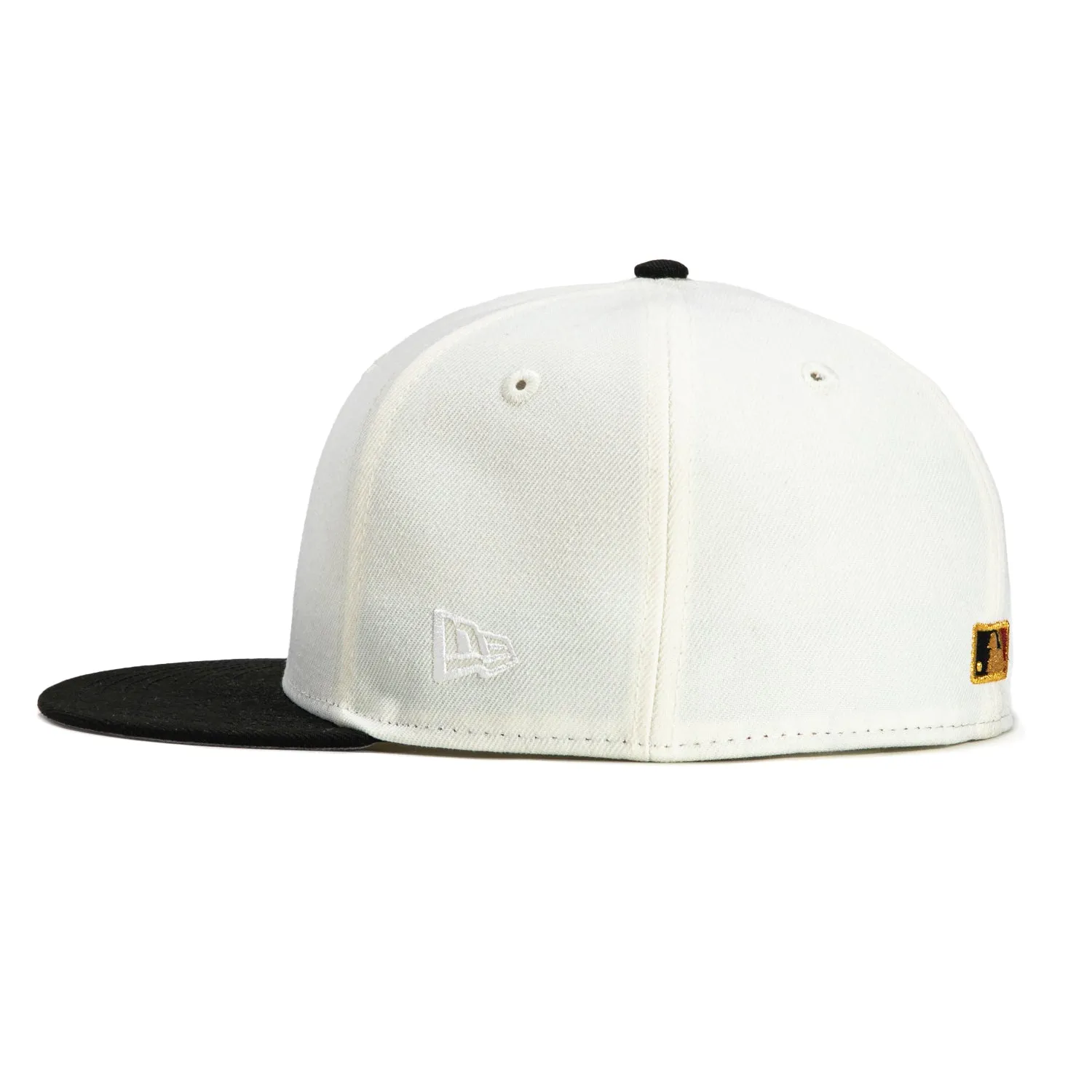New Era 59Fifty Los Angeles Dodgers Shohei Ohtani 50/50 Patch Hat - White, Black, Metallic Gold