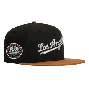 New Era 59Fifty Phoenix Lights Los Angeles Dodgers 50th Anniversary Stadium Patch Hat - Black, Khaki