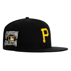 New Era 59Fifty Pittsburgh Pirates Cooperstown Collection Patch Hat - Black