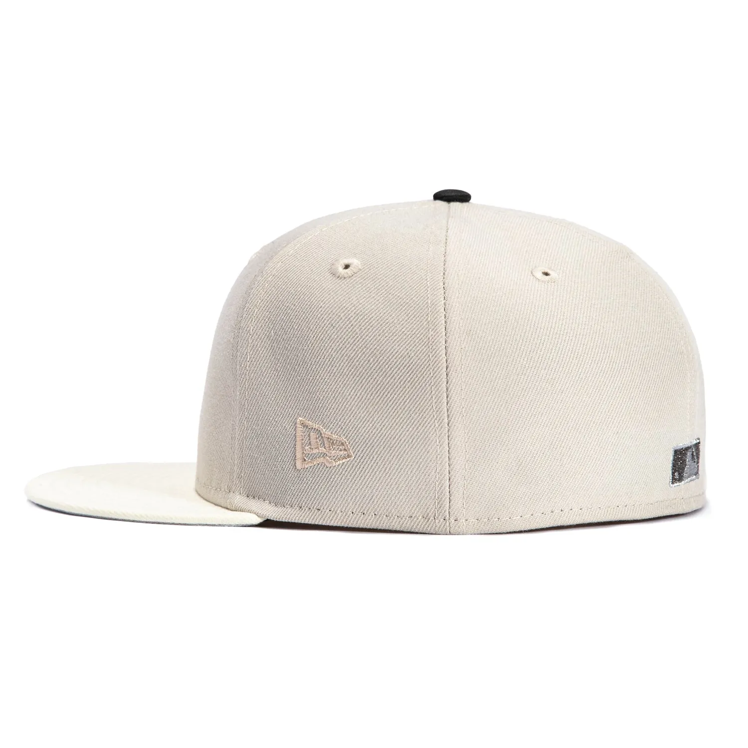 New Era 59Fifty Seattle Mariners 1990 All Star Game Patch logo Hat - Stone, White