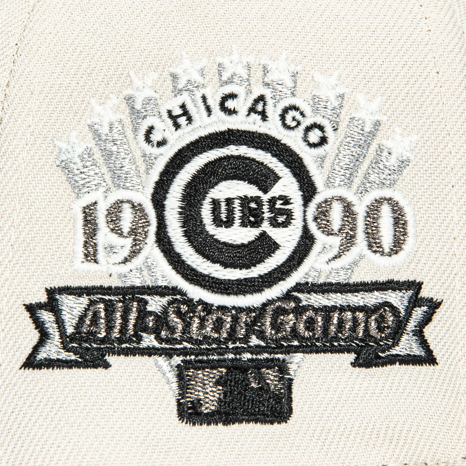 New Era 59Fifty Seattle Mariners 1990 All Star Game Patch logo Hat - Stone, White