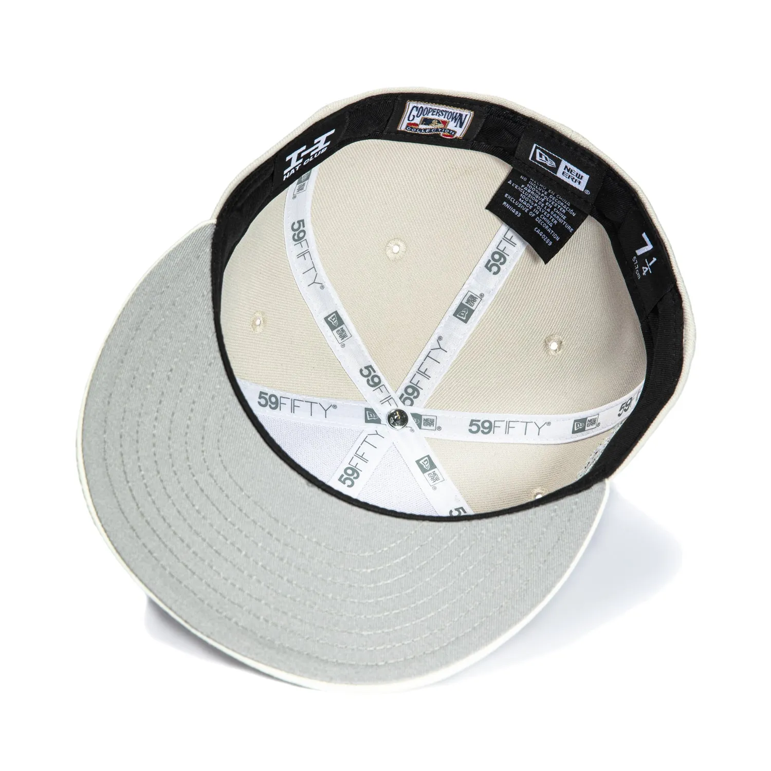 New Era 59Fifty Seattle Mariners 1990 All Star Game Patch logo Hat - Stone, White