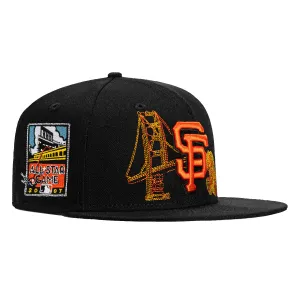 New Era 59Fifty State Stitch San Francisco Giants 2007 All Star Game Patch Hat - Black