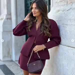 Peyton™ - V-neck Long Sleeve Casual 2-Piece Set