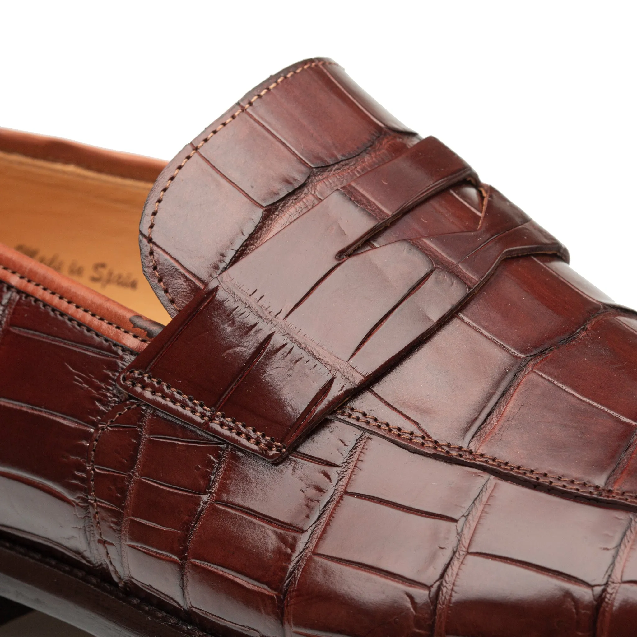 PICCOLO ALLIGATOR PENNY LOAFER | Mezlan