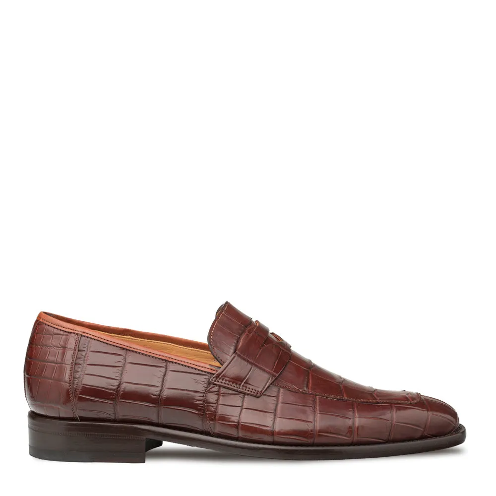 PICCOLO ALLIGATOR PENNY LOAFER | Mezlan