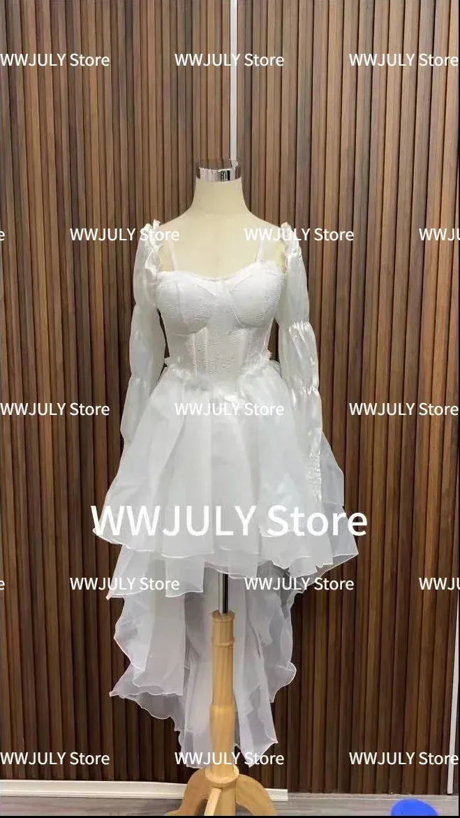 Pure Color Fairy Midi Dress for Women