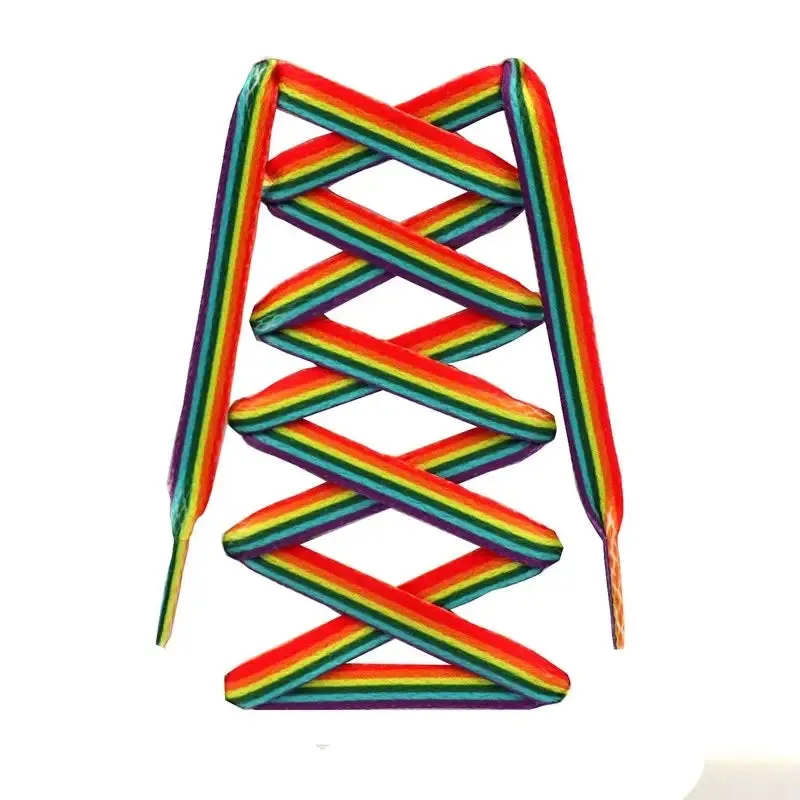Rainbow Stripes Shoe Laces (SL002)