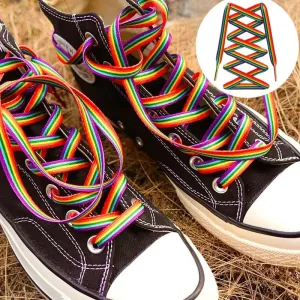 Rainbow Stripes Shoe Laces (SL002)