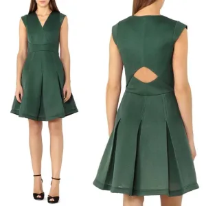 REISS Riviera Textured Scuba Fit And Flare Womens Dress Size 0