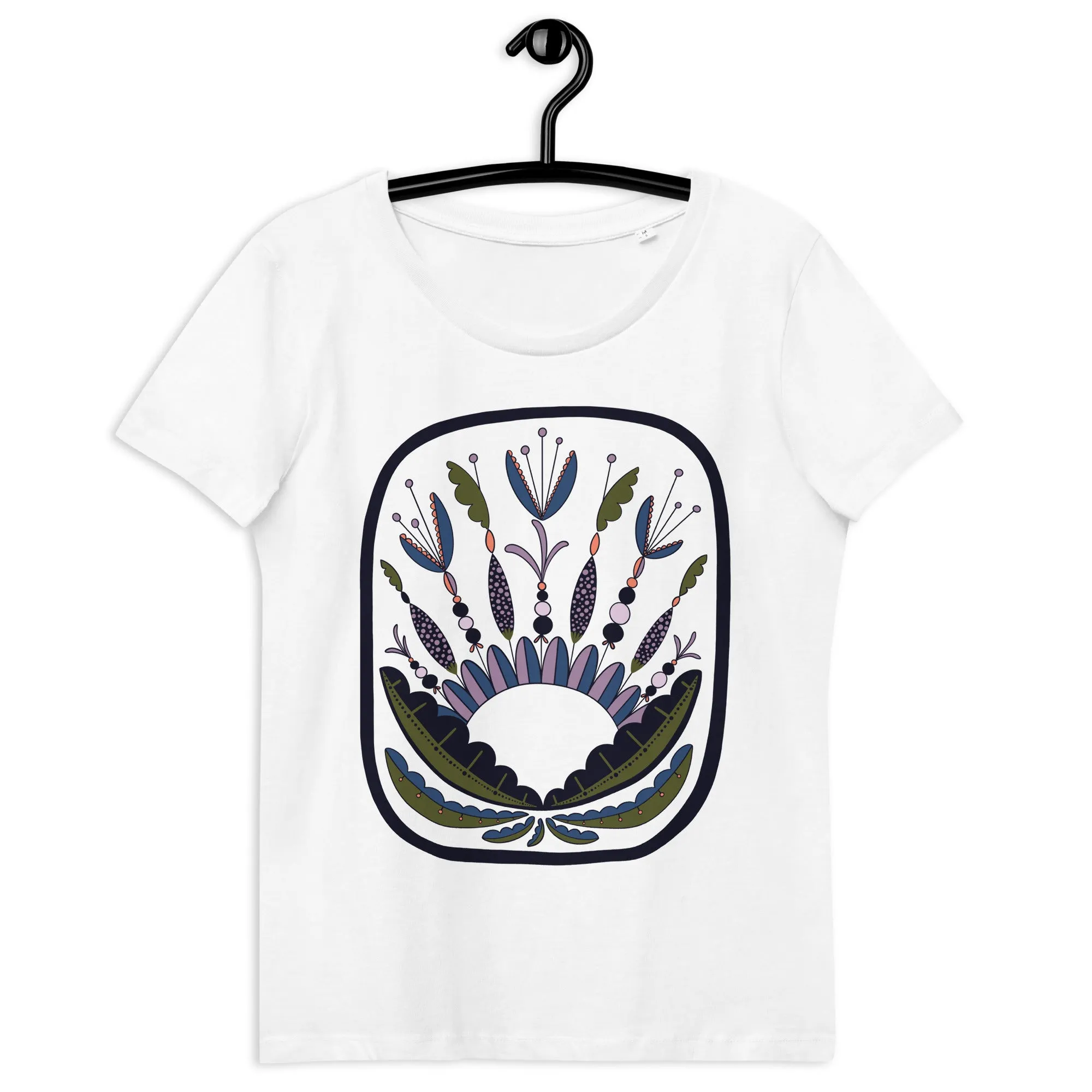Scandinavian Folkart - Women's Fitted Eco Tee