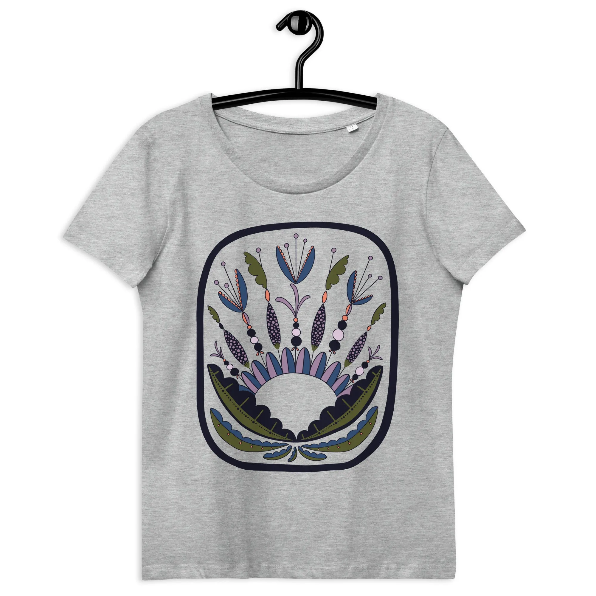 Scandinavian Folkart - Women's Fitted Eco Tee