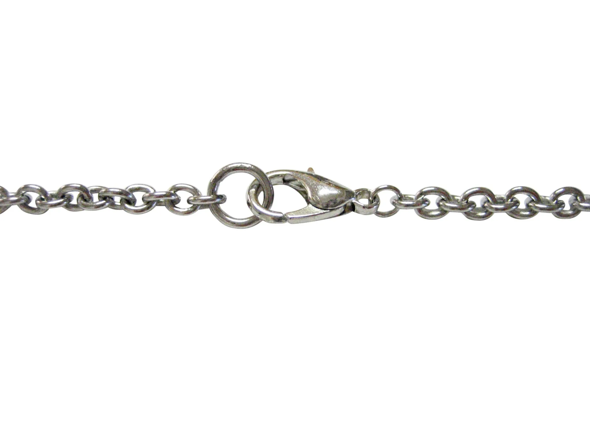 Silver Toned Smooth Cow Pendant Necklace