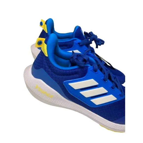 Size 6.5 Adidas Youth Running Shoe Sneaker Royal Blue GY4350 Run Bounce 2.0