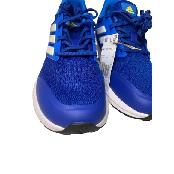 Size 6.5 Adidas Youth Running Shoe Sneaker Royal Blue GY4350 Run Bounce 2.0