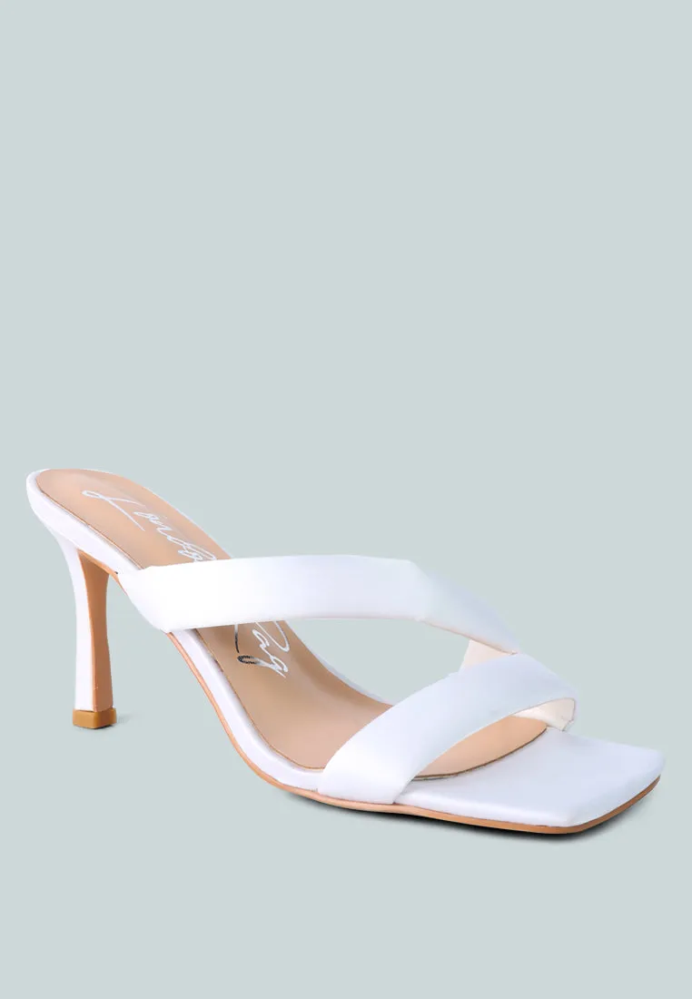Spice Up Dual Strap Heel Sandals By Ruw