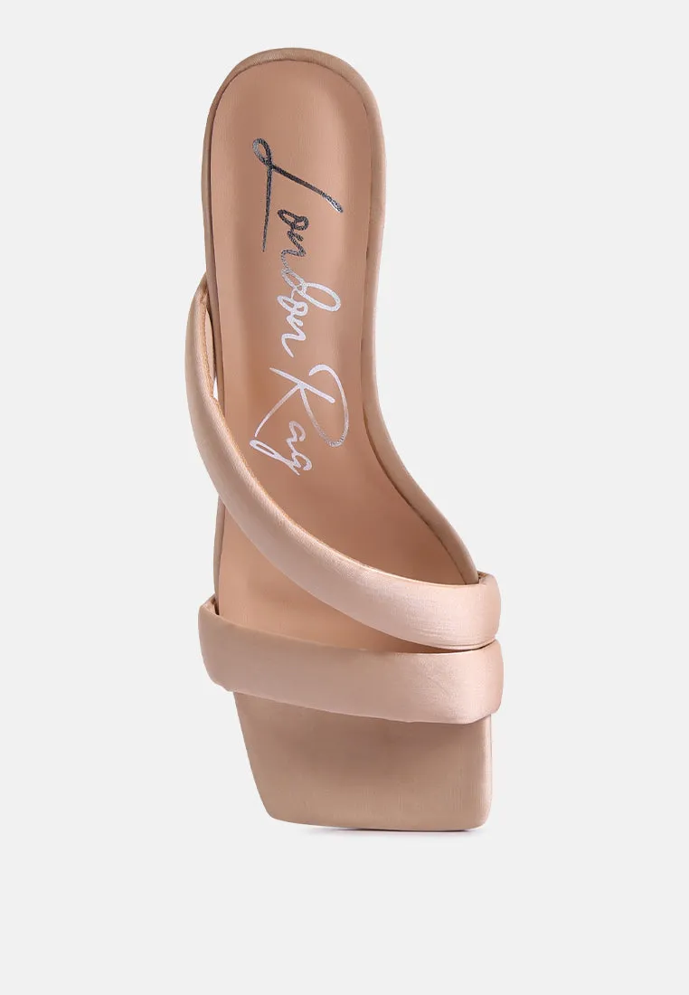 Spice Up Dual Strap Heel Sandals By Ruw