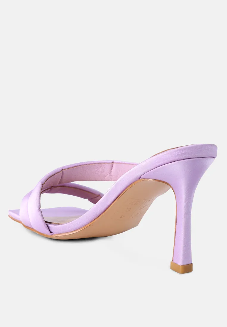 Spice Up Dual Strap Heel Sandals By Ruw