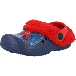 Spider-Man Navy Kids' Clogs with Red Lining