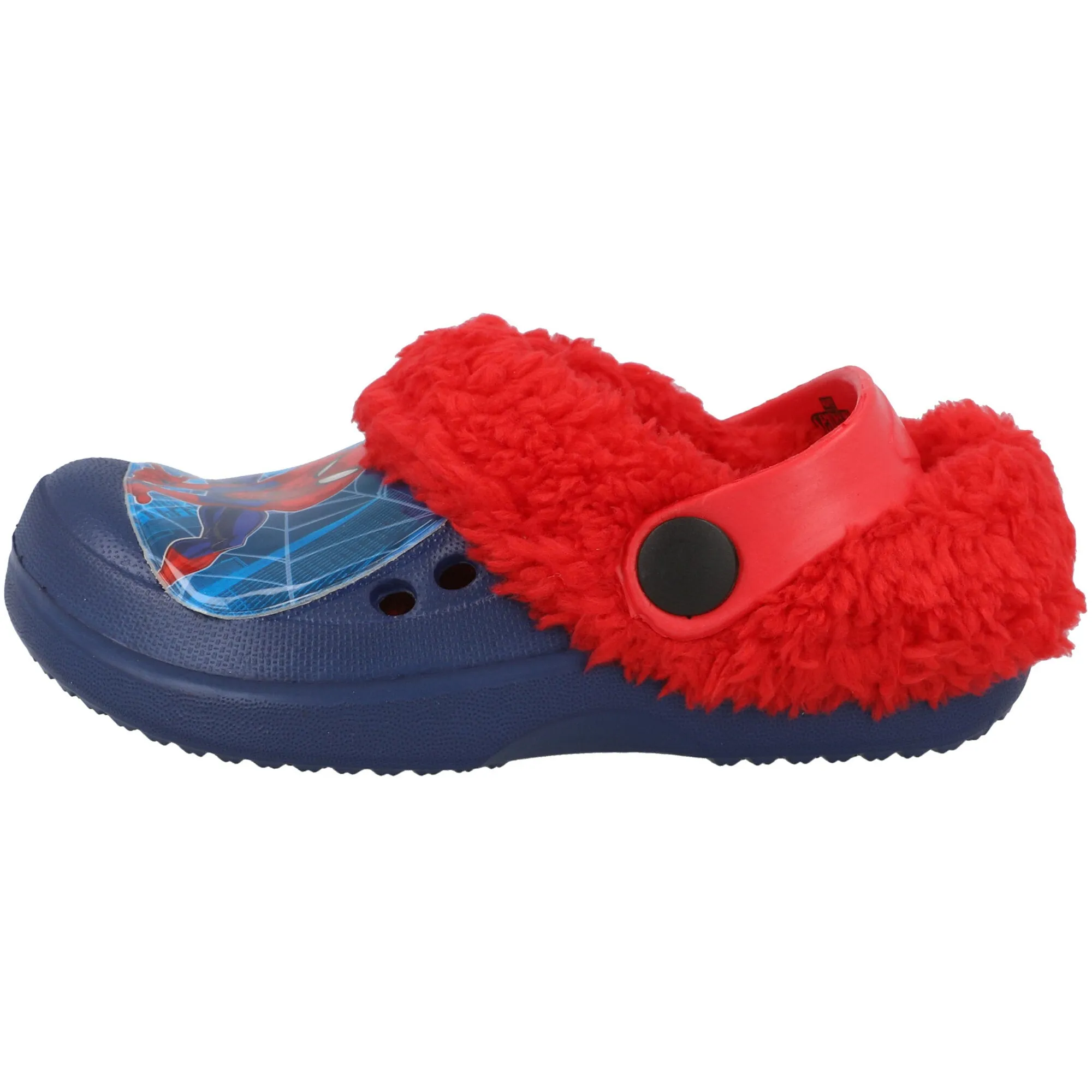 Spider-Man Navy Kids' Clogs with Red Lining