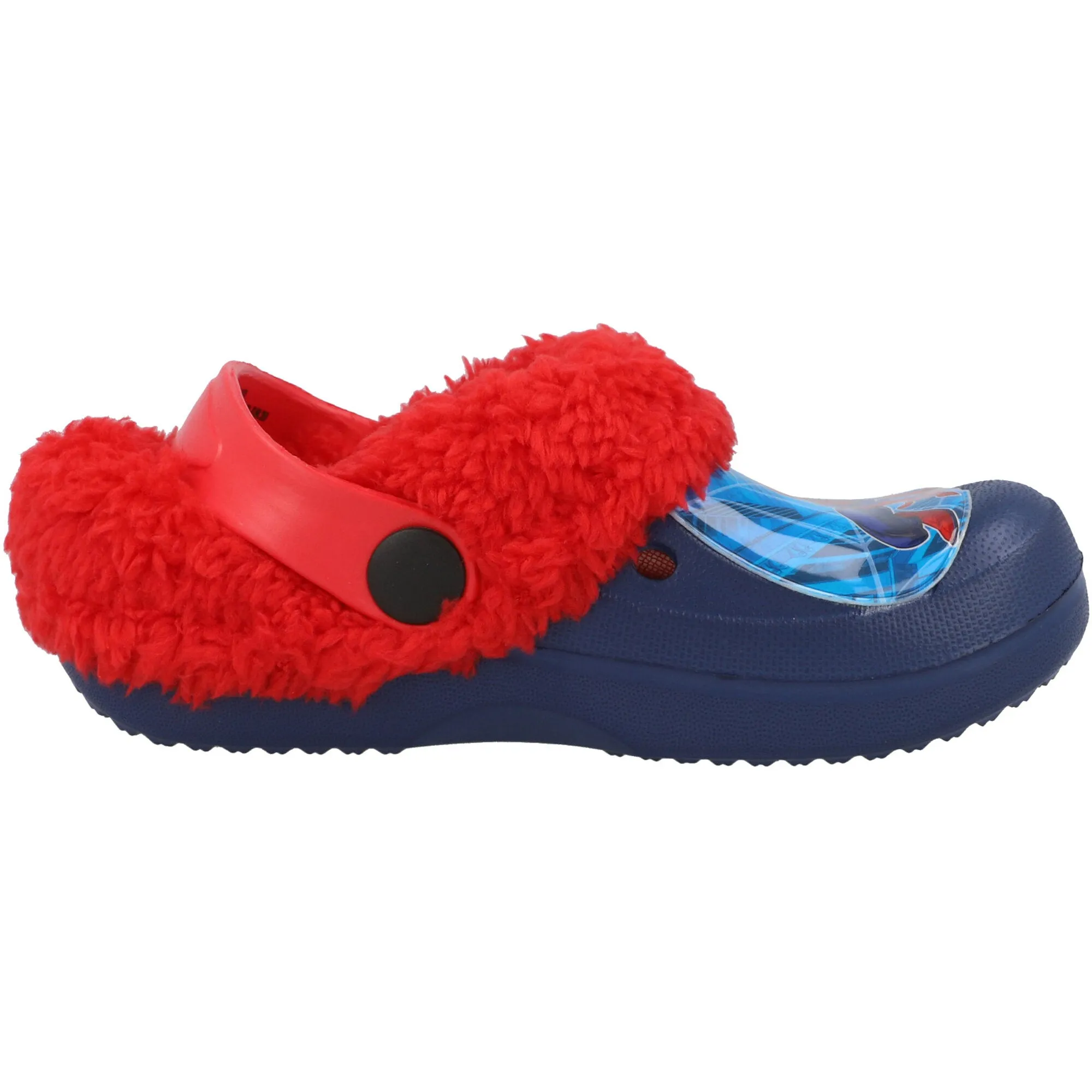 Spider-Man Navy Kids' Clogs with Red Lining