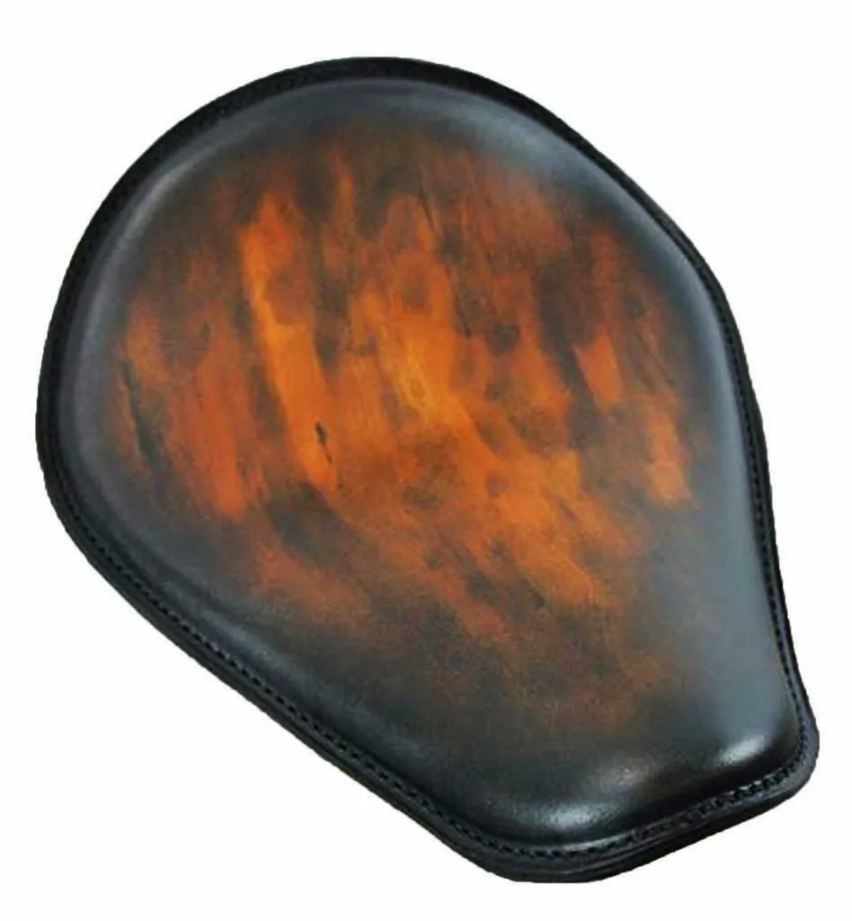 Spring Seat Chopper Harley Sportster 11x14" Smooth Antique Brown Smooth Leather