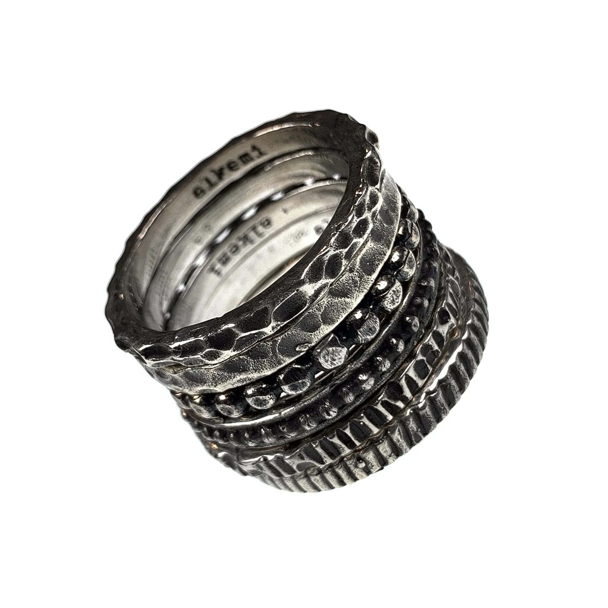Stacking Rings Solid 925 Silver