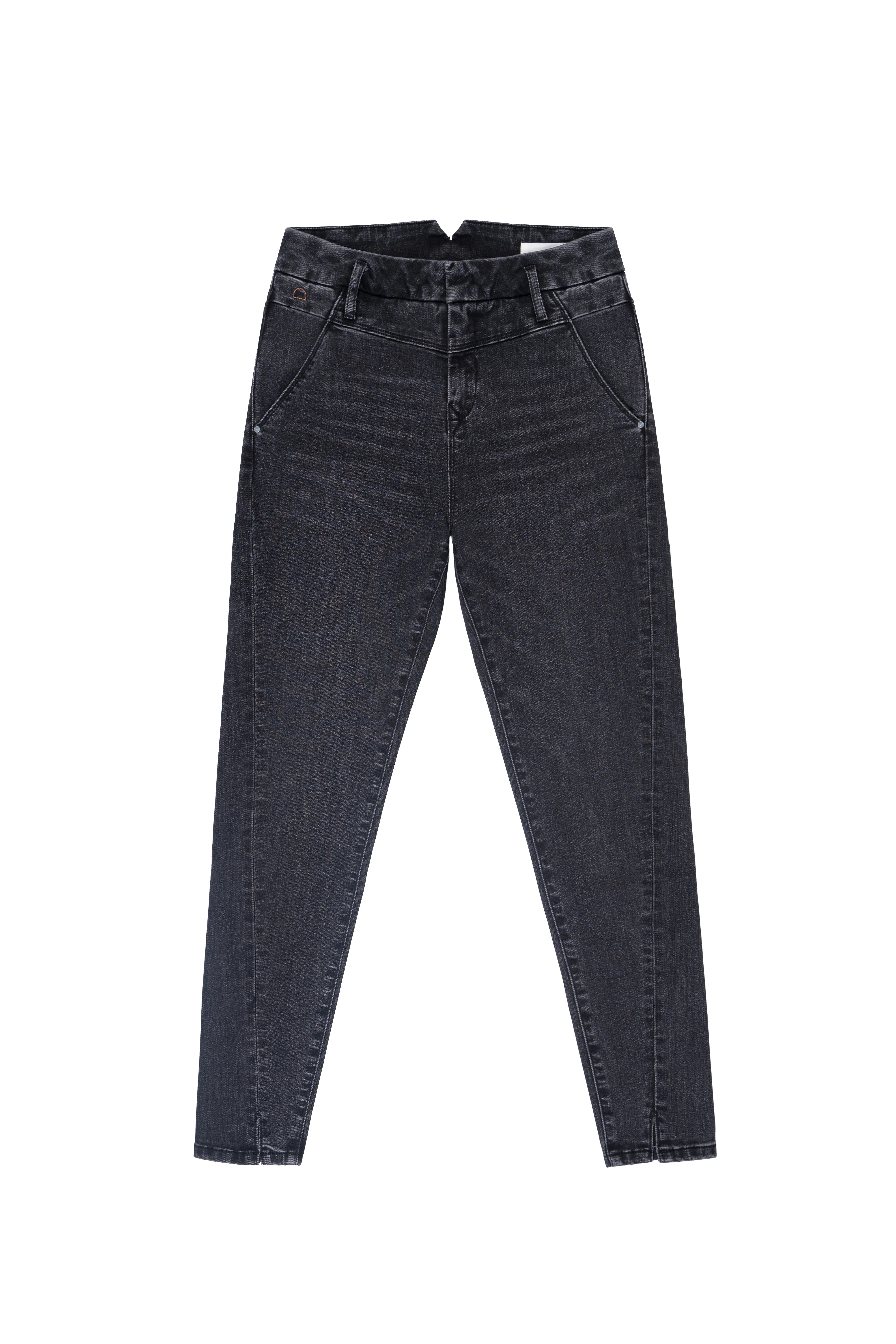 Sun Up Skinny Design Details Jeans Black Denim