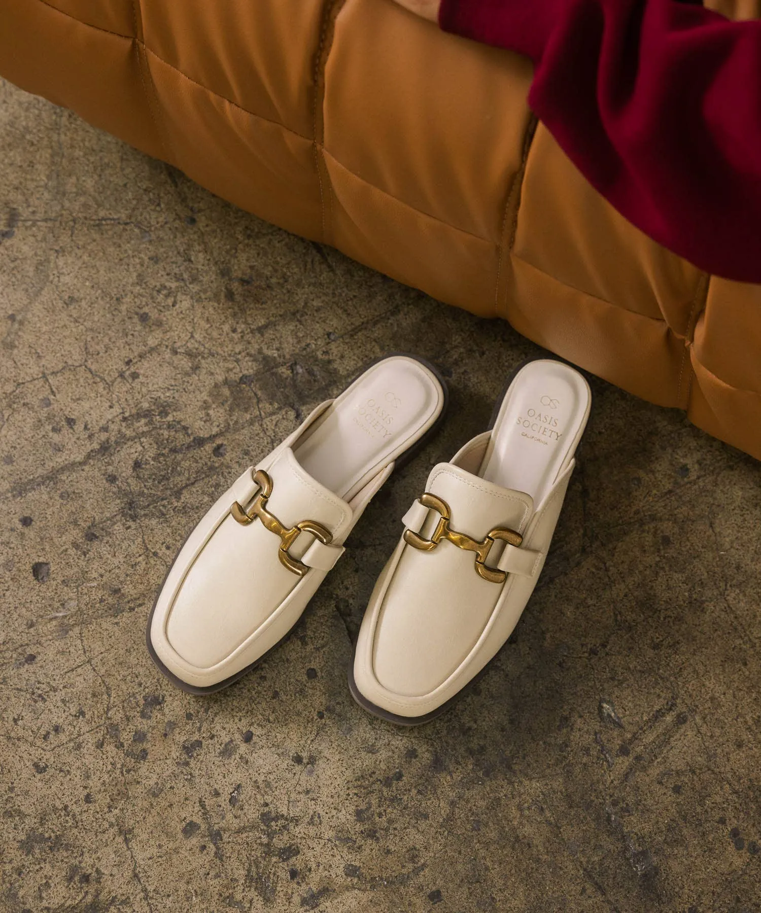The Blakely Beige | Modern Mule Loafer